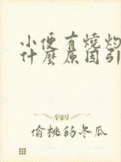 小便有烧灼感是什么原因引起的