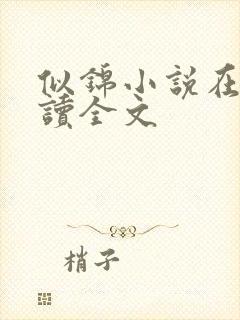 似锦小说在线阅读全文