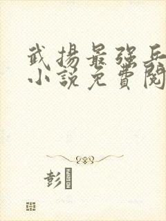 武扬最强兵王 小说免费阅读