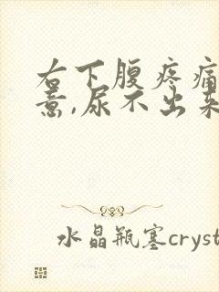 右下腹疼痛有尿意,尿不出来