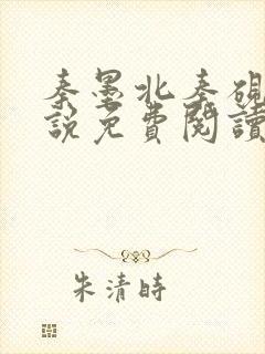 秦墨北秦砚西小说免费阅读最新章节