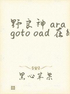 野良神 aragoto oad 在线观看