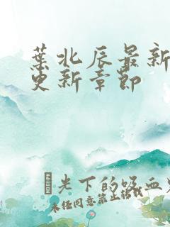 叶北辰最新最快更新章节