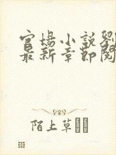 官场小说刘志中最新章节阅读全文