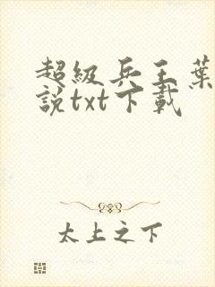 超级兵王叶谦小说txt下载