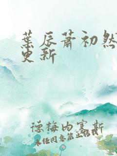 叶辰萧初然继续更新