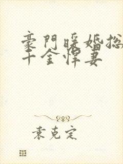 豪门暖婚总裁的千金悍妻