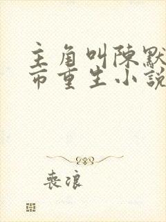 主角叫陈默的都市重生小说