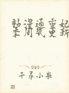 动漫通灵妃第二季周几更新