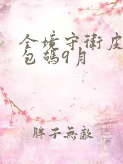 全境守卫皮肤礼包码9月