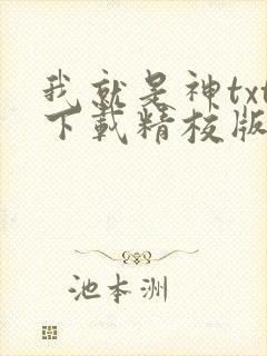我就是神txt下载精校版