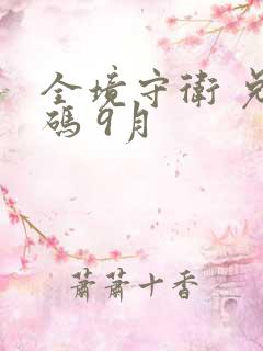 全境守卫 兑换码 9月