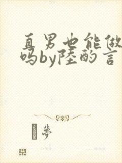 直男也能做老婆吗by陆酌言