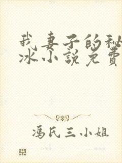 我妻子的秘密王冰小说免费阅读