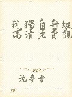 我独自升级动漫高清免费观看