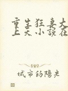 重生狂妻大佬宠上天小说在线