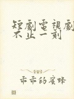 短剧电视剧心动不止一刻