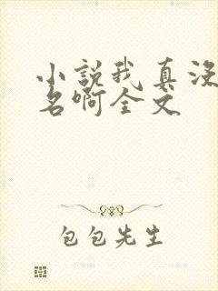 小说我真没想出名啊全文