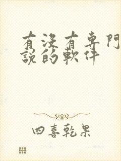 有没有专门写小说的软件