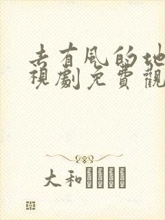 去有风的地方电视剧免费观看完整