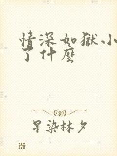 情深如狱小说讲了什么