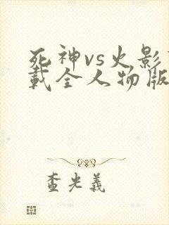 死神vs火影下载全人物版