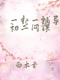 一对一辅导数学初二网课