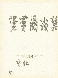 恨君恩小说全文免费阅读最新章节