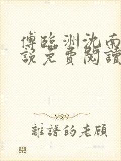 傅临洲沈南意小说免费阅读最新章节