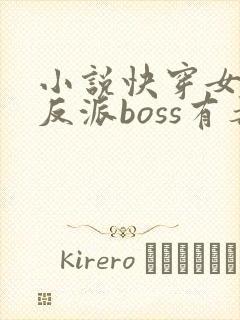小说快穿女配之反派boss有毒