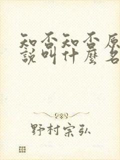 知否知否原著小说叫什么名