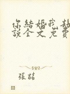 你结婚我劫婚小说全文免费