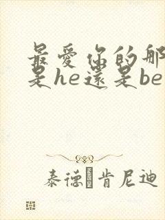 最爱你的那十年是he还是be