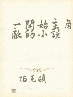 一开始主角就无敌的小说