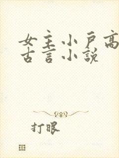 女主小户高嫁的古言小说