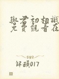 与君初相识全集免费观看在线