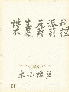 转生反派我真的不是萝莉控