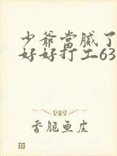 少爷当腻了只想好好打工63