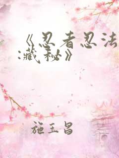 《忍者忍法帖4:藏秘》