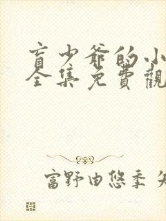 盲少爷的小女仆全集免费观看