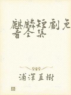 麒麟短剧免费观看全集