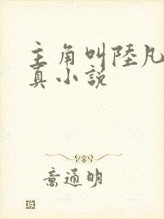 主角叫陆凡的修真小说