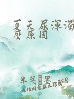 夏天尿浑浊是什么原因