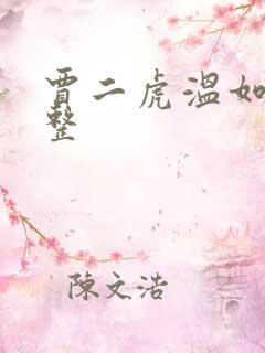 贾二虎温如玉完整