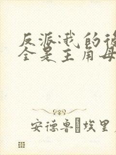 反派:我的后宫全是主角母亲