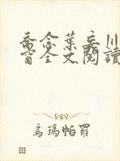 乔念叶妄川无弹窗全文阅读