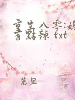 重生八零:媳妇有点辣 txt