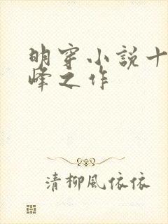 明穿小说十大巅峰之作