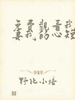 免费观看我的盲妻我的心短剧