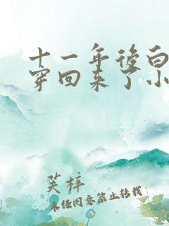 十一年后白月光穿回来了小说免费阅读